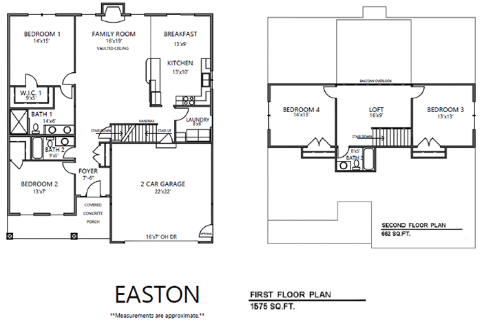 image of Easton floorplan