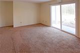 two bedroom apt. living room, sliding door