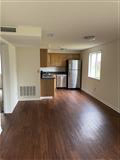 One Bedroom-View of kitchen from living room