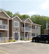 Exterior view of apartment buildings