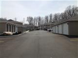 View of garage buildings